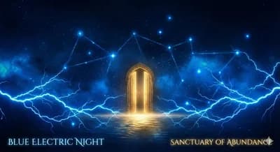 Daily Kin: Activating Intuition on Blue Electric Night